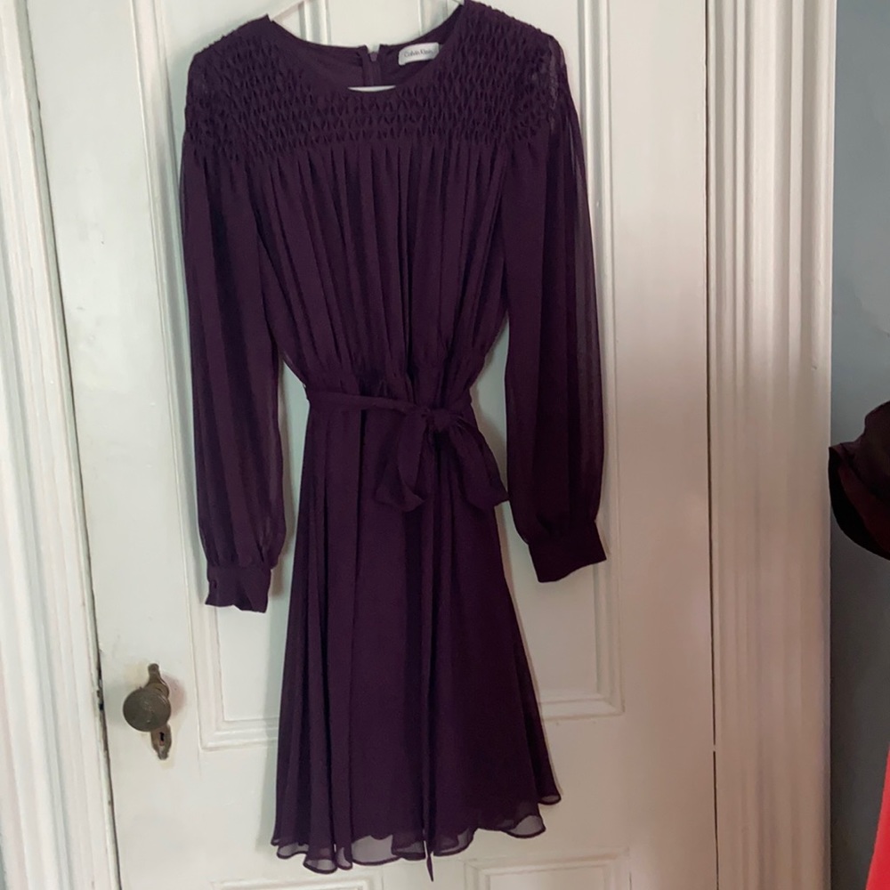 beautiful Calvin Klein purple dress